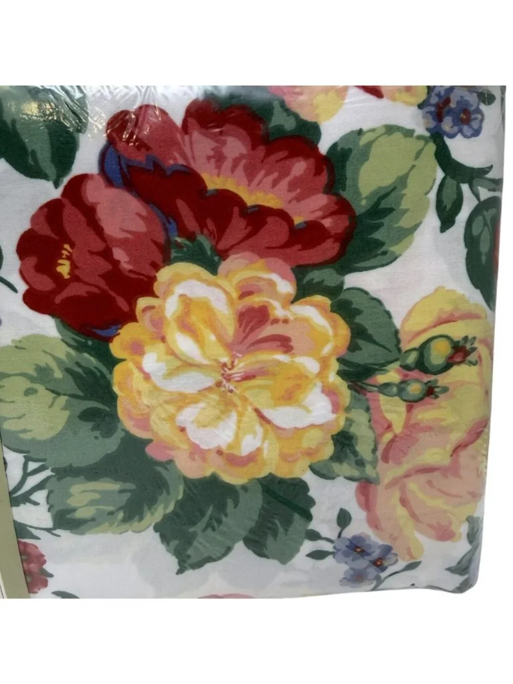 Wamsutta Twin Bed Sheet Set 3 pc Cottage Floral Cotton Blend Percale NEW